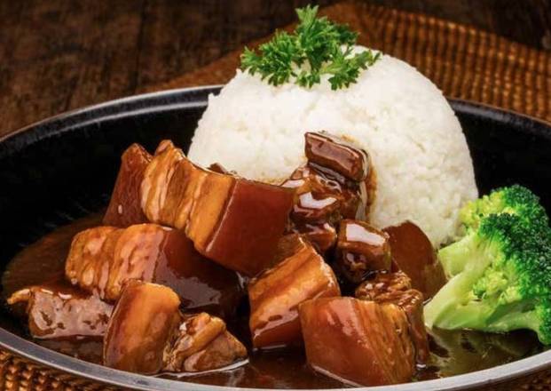 Braised Pork Belly with Rice卤肉饭
